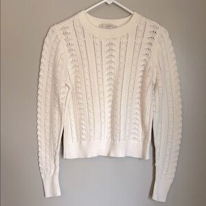 LOFT bobble cotton sweater